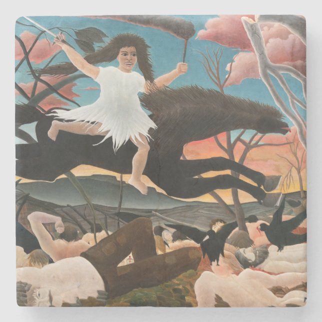 Henri Rousseau - The War Stone Coaster (Front)