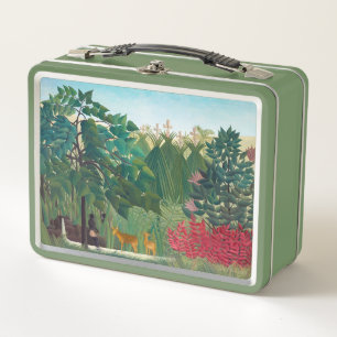 Henri Rousseau - The Waterfall Metal Lunch Box