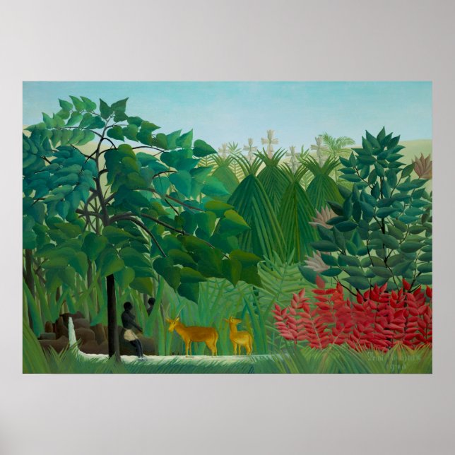 Henri Rousseau – The Waterfall Poster (Front)