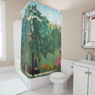 Henri Rousseau - The Waterfall Shower Curtain