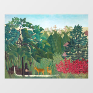 Henri Rousseau - The Waterfall Window Cling