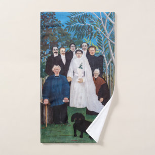 Henri Rousseau - The Wedding Party Bath Towel Set
