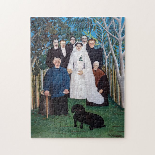 Henri Rousseau - The Wedding Party Jigsaw Puzzle (Vertical)