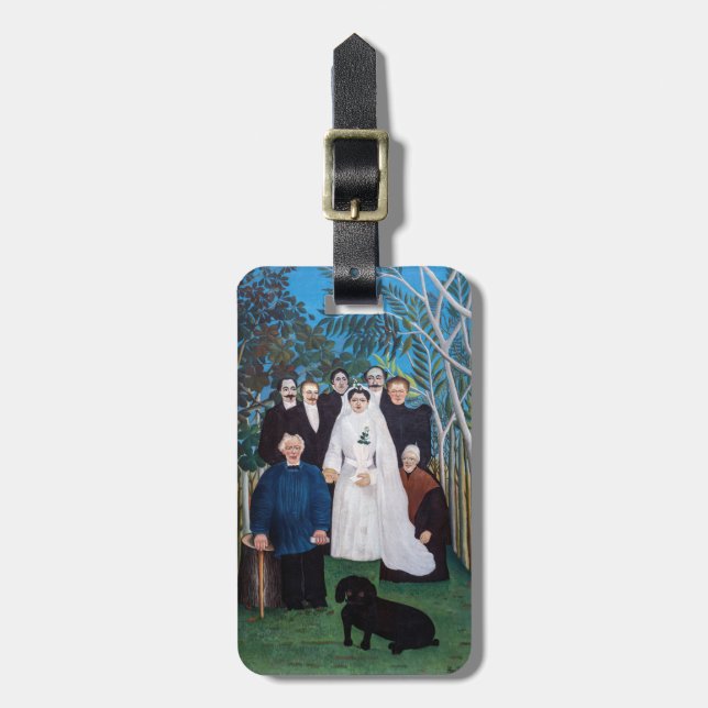 Henri Rousseau - The Wedding Party Luggage Tag (Front Vertical)