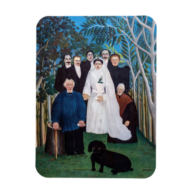 Henri Rousseau - The Wedding Party Magnet (Vertical)