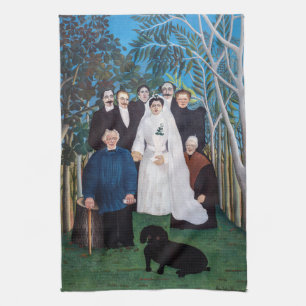 Henri Rousseau - The Wedding Party Tea Towel