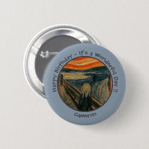 Henri Rousseau Tiger & Bull Party Items Collection 6 Cm Round Badge