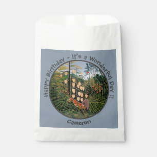 Henri Rousseau Tiger & Bull Party Items Collection Favour Bags