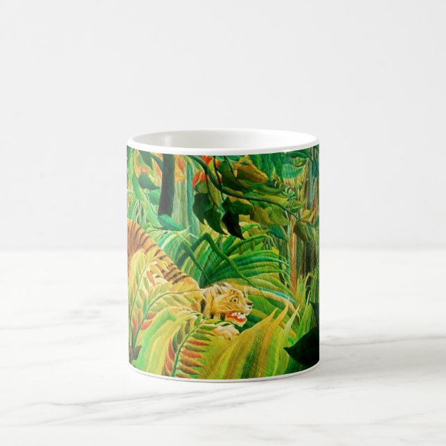 Henri Rousseau Tiger in a Tropical Storm Coffee Mug (Center)