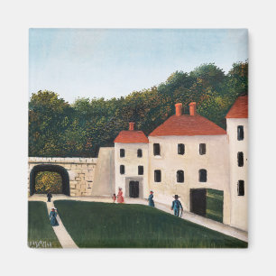 Henri Rousseau - Walkers in a Park Magnet