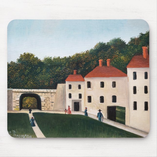 Henri Rousseau - Walkers in a Park Mouse Mat (Front)