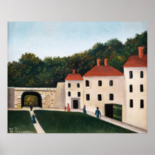 Henri Rousseau - Walkers in a Park Poster