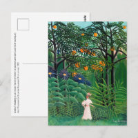 Henri Rousseau - Woman Walking in an Exotic Forest