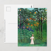 Henri Rousseau - Woman Walking in an Exotic Forest