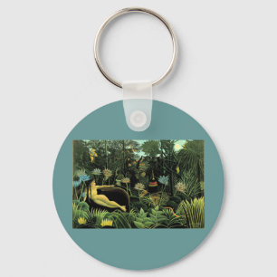 Henri Rousseau's The Dream (1910) Key Ring