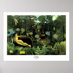 Henri Rousseau's The Dream (1910) Poster