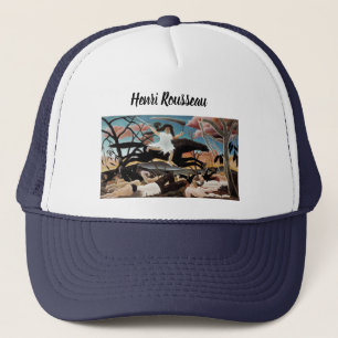 Henri Rousseau's War (La Guerre) Blue Trucker Hat