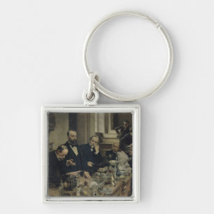 Henri Sainte-Claire Deville Lecturing, 1890 Key Ring