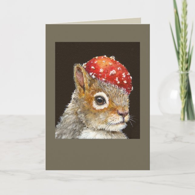 Henri the squirrel card (Front)
