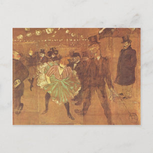 Henri Toulouse-Lautrec: Booth of La Goulue Postcard