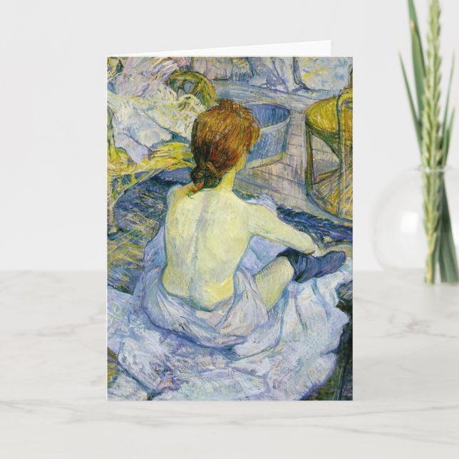 Henri Toulouse Lautrec - The Bath GC Holiday Card (Front)