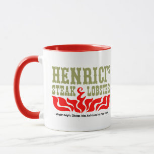 Henrici's Restaurant, Steak & Lobster, Chicago, IL Mug