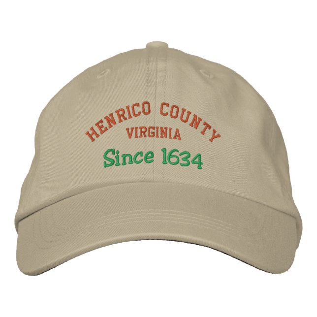 HENRICO COUNTY, VA EMBROIDERED HAT (Front)