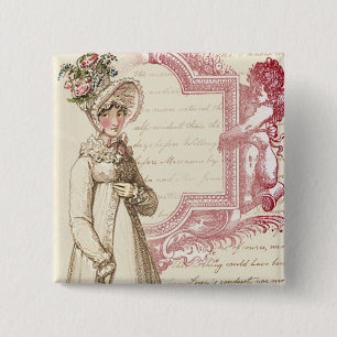 Henrietta 15 Cm Square Badge