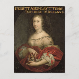 Henrietta Anne Duchess of Orleans Postcard