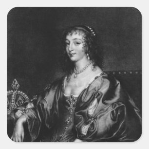 Henrietta Maria Square Sticker