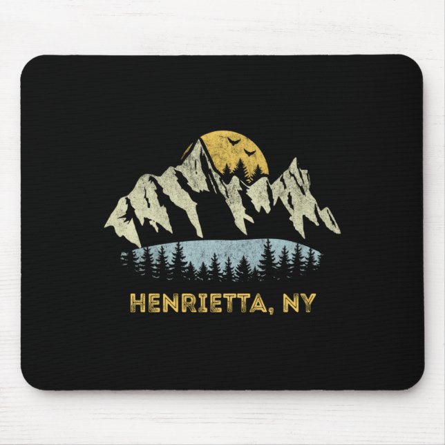 Henrietta New York Mountain Sunset Sunrise Ny  Mouse Mat (Front)