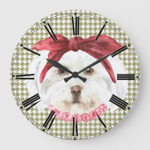 Henrietta the Havanese Wall Clock