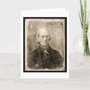 Henry Clay Daguerreotype 1851 Card
