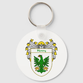 Henry Coat of Arms (Mantled) Key Ring