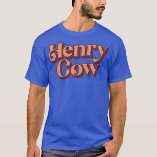 Henry Cow Retro Style Prog Rock Design T-Shirt