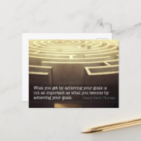 Henry David Thoreau Inspirational Quote "Become"