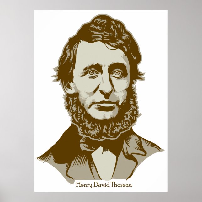 Henry David Thoreau Poster (Front)