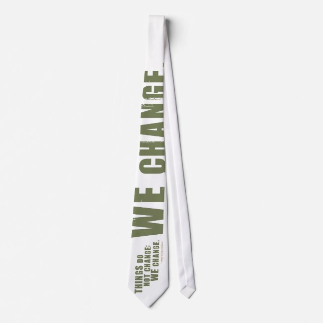Henry David Thoreau Quote Tie (Front)