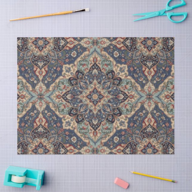 Henry Dearle Persian Floral Pattern Floral Design Tissue Paper (Craft)