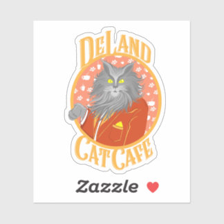 Henry DeCat sticker in Yellow