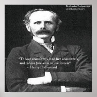 Henry Drummond "Love/Live Forever" Love Quote Post