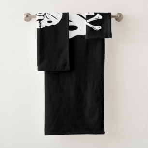 Henry Every Flag Pirate Flag Bath Towel Set