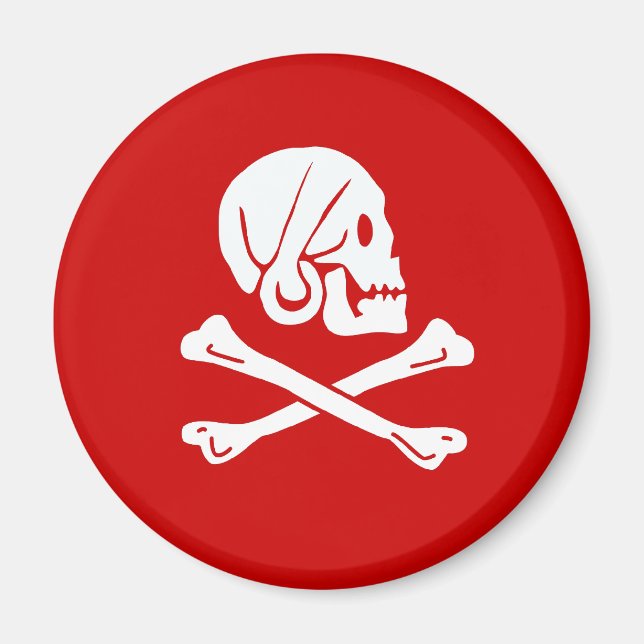 Henry Every magnet (red) (Front)