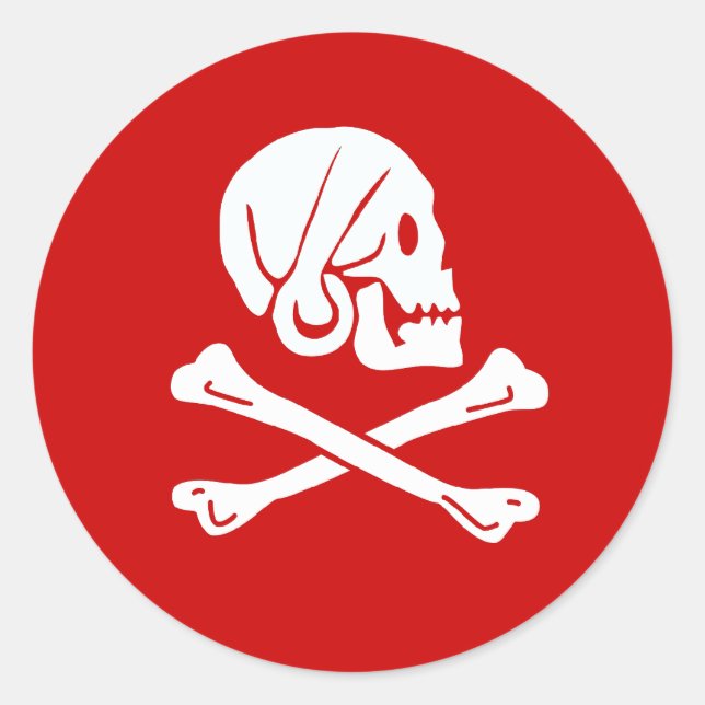 Henry Every sticker (red) (Front)