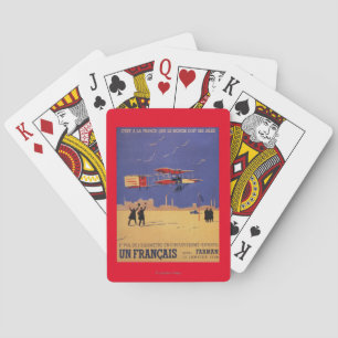Henry Farman Flies at Issy-les-Moulineaux Playing Cards