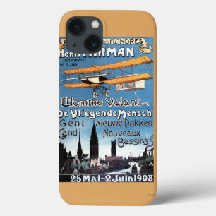 Henry Farman Flies the Flying Man Promo Poster iPhone 13 Case