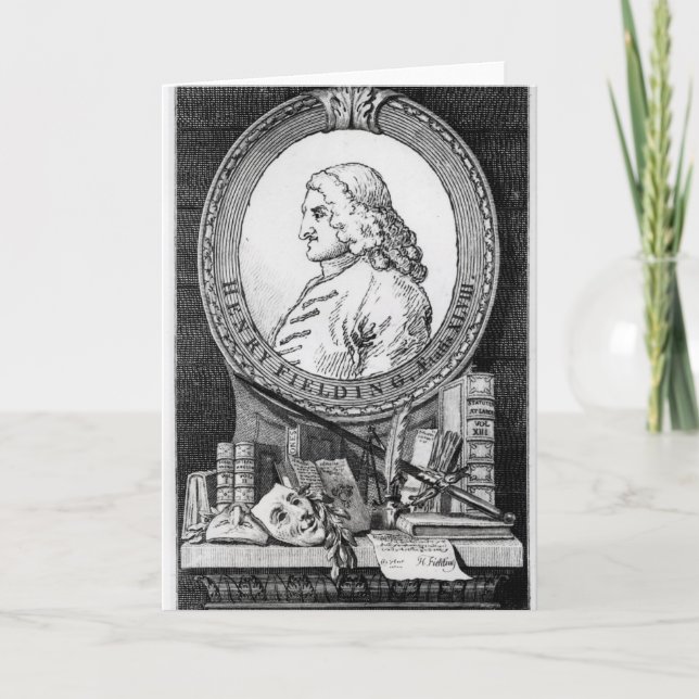 Henry Fielding  at the Age of Forty Eight Card (Front)