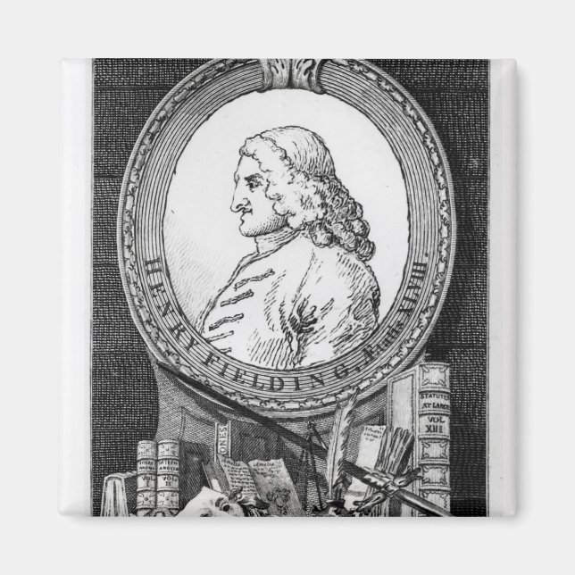 Henry Fielding  at the Age of Forty Eight Magnet (Front)
