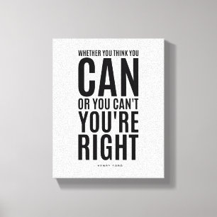 Henry Ford Inspirational Quote Wall Art