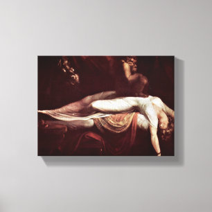 Henry Fuseli - The Nightmare Canvas Print